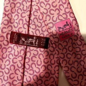 Hermes Silk Printed Tie